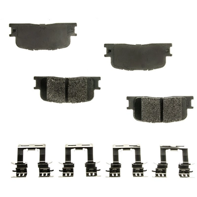 AGNA BRAKES - PLD885CM - Rear Disc Brake Pad Set pa1