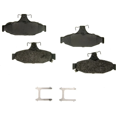 Rear Disc Pads by AGNA BRAKES - PXD413 pa3