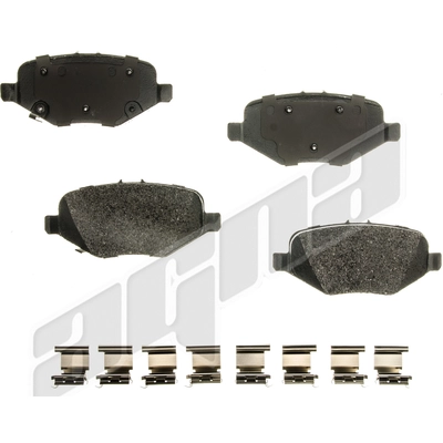 Rear Disc Pads by AGNA BRAKES - PXD1612 pa1