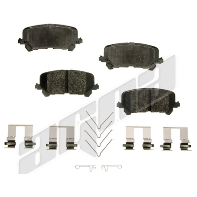 Rear Disc Pads by AGNA BRAKES - PXD1724 pa1