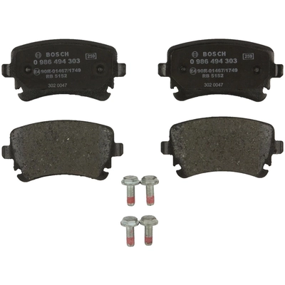 Rear Disc Pads by BOSCH - 0986494303 pa1