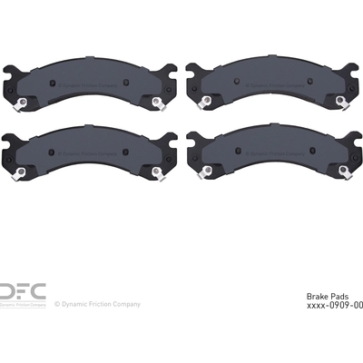 DYNAMIC FRICTION COMPANY - 1400-0909-00 - Rear Disc Pads pa2