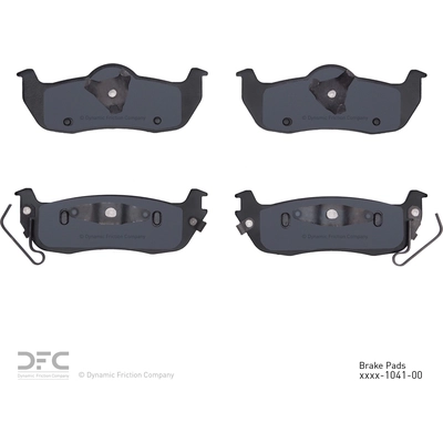Rear Disc Pads by DYNAMIC FRICTION COMPANY - 1400-1041-00 pa2