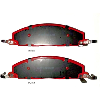 Rear Disc Pads by EUROROTOR - XD1400H pa3