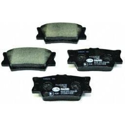 Rear Disc Pads by HELLA PAGID - 355006881 pa5