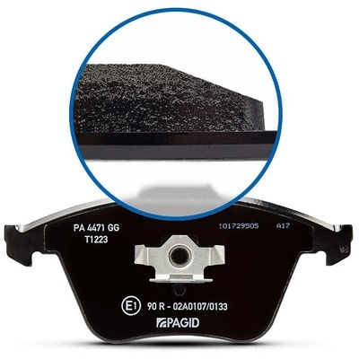 Plaquettes de freins arrière de HELLA PAGID - 355006971 pa10