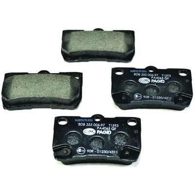 Rear Disc Pads by HELLA PAGID - 355006971 pa7