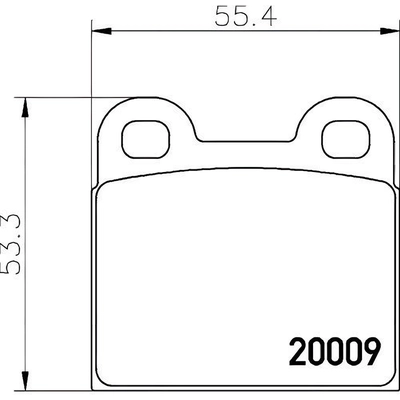 Rear Disc Pads by HELLA PAGID - 355006991 pa11