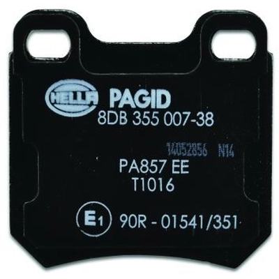 Rear Disc Pads by HELLA PAGID - 355007381 pa9