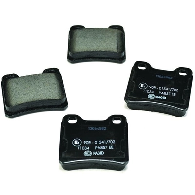 Rear Disc Pads by HELLA PAGID - 355007451 pa9