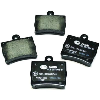 Rear Disc Pads by HELLA PAGID - 355008311 pa8