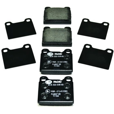 HELLA PAGID - 355008801 - Rear Disc Pads pa10