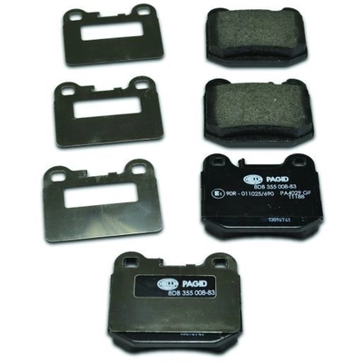 Rear Disc Pads by HELLA PAGID - 355008831 pa7