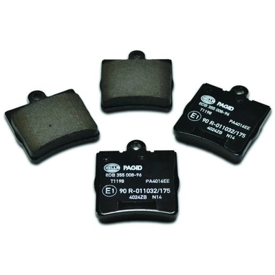Rear Disc Pads by HELLA PAGID - 355008961 pa8