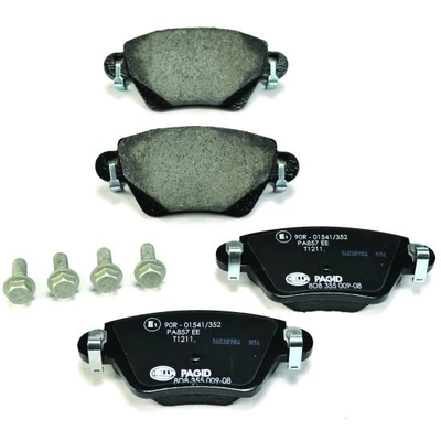 Rear Disc Pads by HELLA PAGID - 355009081 pa6