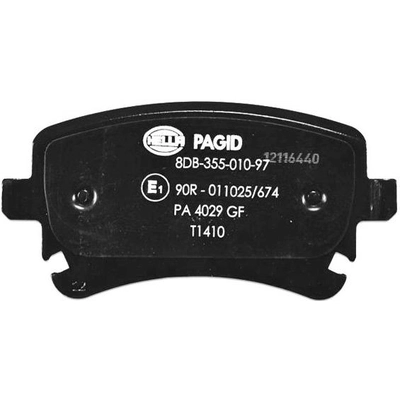 Rear Disc Pads by HELLA PAGID - 355010971 pa16