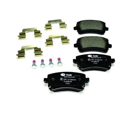 Rear Disc Pads by HELLA PAGID - 355010971 pa7