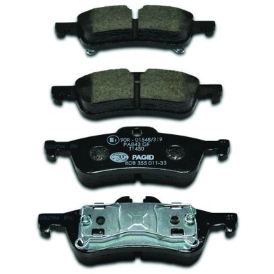 Rear Disc Pads by HELLA PAGID - 355011351 pa8
