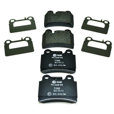 Rear Disc Pads by HELLA PAGID - 355011861 pa10