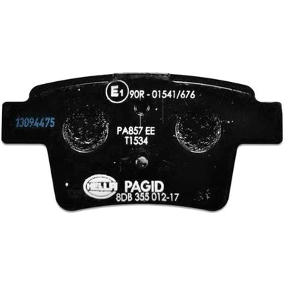 Rear Disc Pads by HELLA PAGID - 355012171 pa11