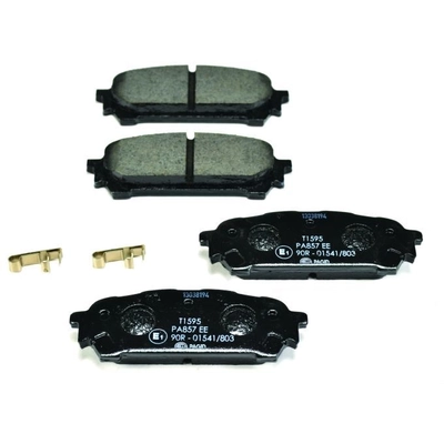 Rear Disc Pads by HELLA PAGID - 355012311 pa8
