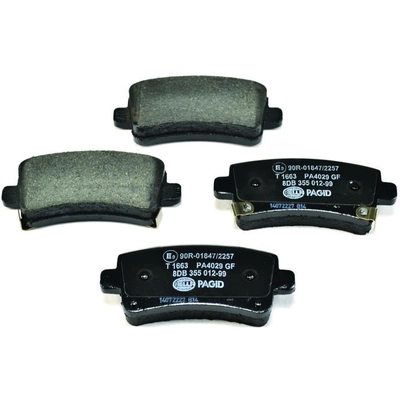 Rear Disc Pads by HELLA PAGID - 355012991 pa7