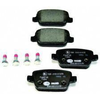 Rear Disc Pads by HELLA PAGID - 355013301 pa2