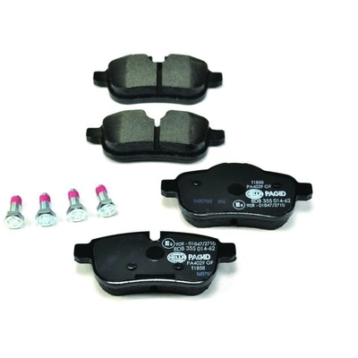 Rear Disc Pads by HELLA PAGID - 355014621 pa9