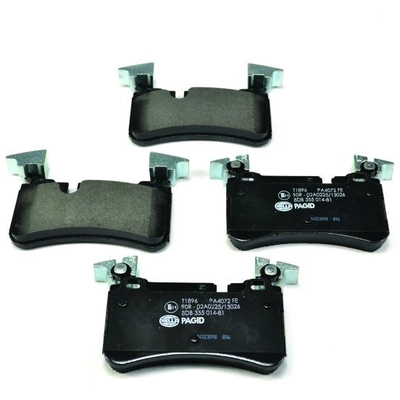 Rear Disc Pads by HELLA PAGID - 355014811 pa9