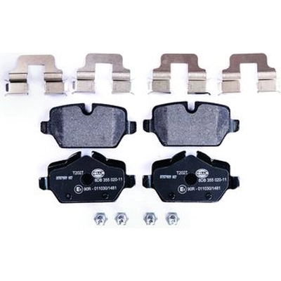 HELLA PAGID - 355020111 - Rear Disc Pads pa12