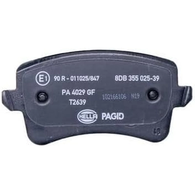 HELLA PAGID - 355025391 - Rear Disc Pads pa4