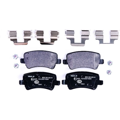 Rear Disc Pads by HELLA PAGID - 355025411 pa2