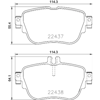 HELLA PAGID - 355025781 - Disc Brake Pad Set pa2