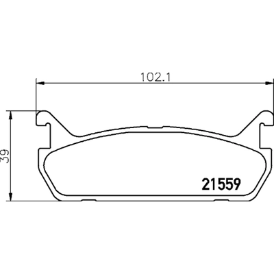 HELLA PAGID - 355033011 - Disc Brake Pad Set pa2