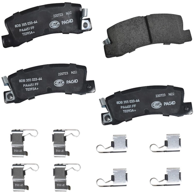 HELLA PAGID - 355033641 - Rear Disc Pads pa1