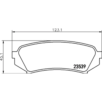 HELLA PAGID - 355033951 - Disc Brake Pad Set pa2