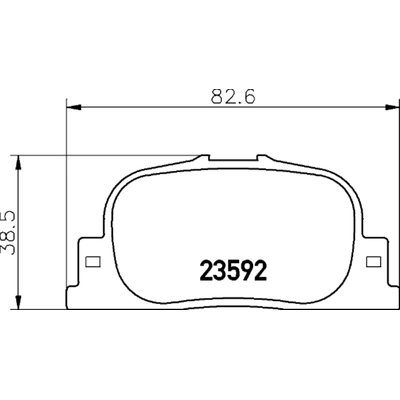 HELLA PAGID - 355033981 - Disc Brake Pad Set pa1