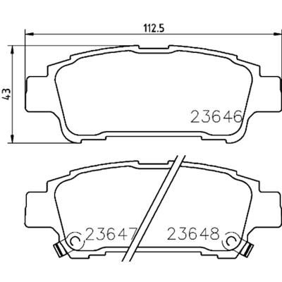 HELLA PAGID - 355034011 - Disc Brake Pad Set pa1