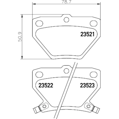 HELLA PAGID - 355034031 - Disc Brake Pad Set pa1