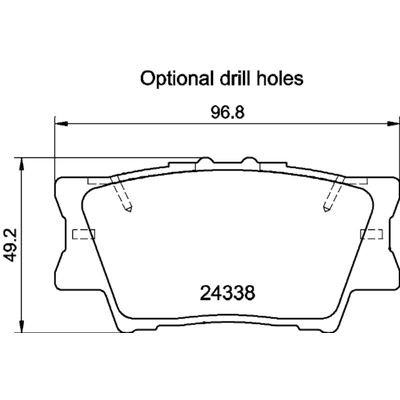 HELLA PAGID - 355034311 - Disc Brake Pad Set pa1