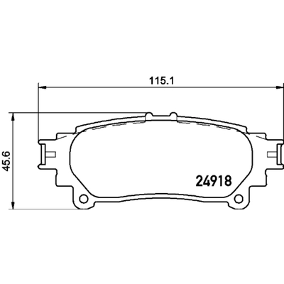 HELLA PAGID - 355034411 - Disc Brake Pad Set pa2