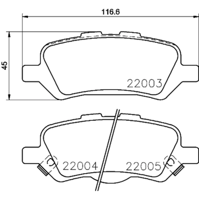 HELLA PAGID - 355034451 - Disc Brake Pad Set pa2