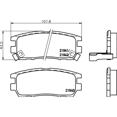 HELLA PAGID - 355035331 - Disc Brake Pad Set pa2
