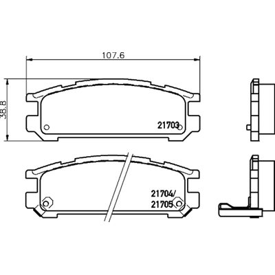 HELLA PAGID - 355035471 - Disc Brake Pad Set pa2