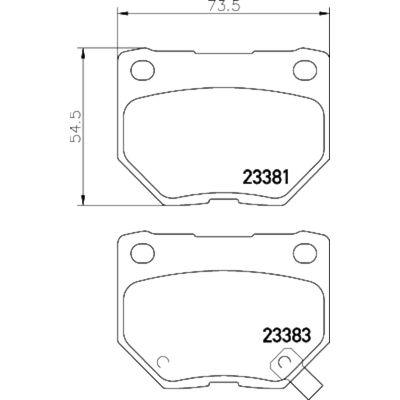 HELLA PAGID - 355035521 - Disc Brake Pad Set pa1