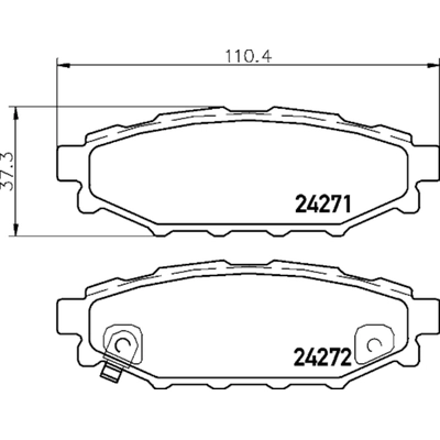 HELLA PAGID - 355035571 - Disc Brake Pad Set pa1