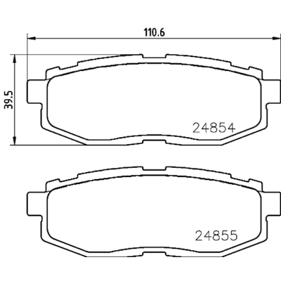 HELLA PAGID - 355035591 - Disc Brake Pad Set pa1