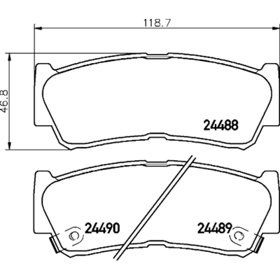 HELLA PAGID - 355035801 - Disc Brake Pad Set pa1