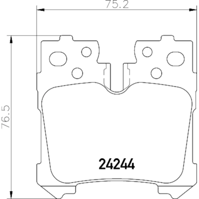 HELLA PAGID - 355036021 - Disc Brake Pad Set pa1