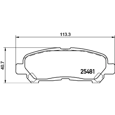 HELLA PAGID - 355036121 - Disc Brake Pad Set pa1